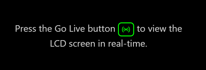 The browser's port picker after pressing Go Live - pick the Midicake entry and confirm