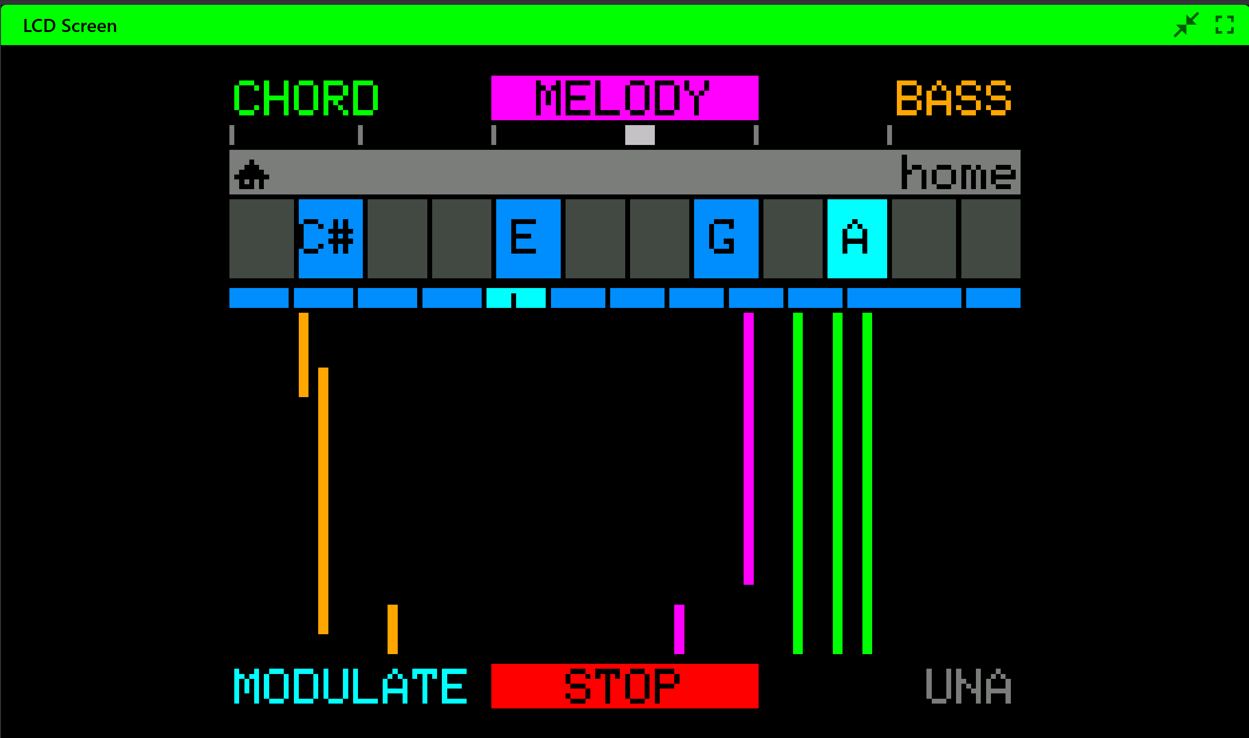 The Screen panel expanded within its pane