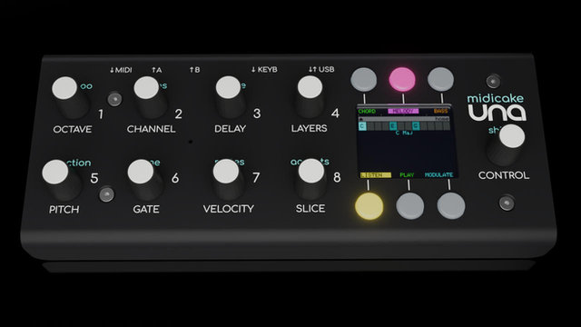 Midicake UNA hardware sequencer