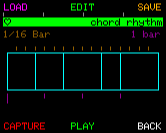 Chord Rhythm example with syncopated 3-2 Son Clave beat