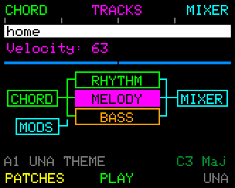 Home - Melody Velocity Parameter change
