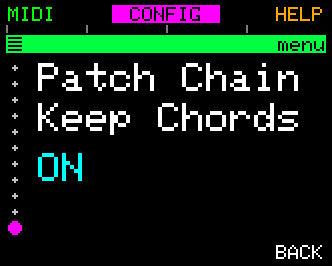 Patch Chain Keep Chords (default On)