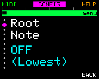 Root Note (default OFF)