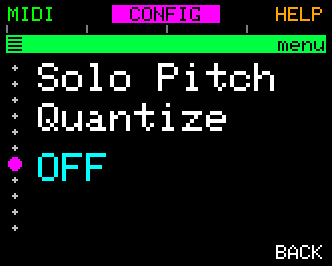 Solo Pitch Quantize (default Off)