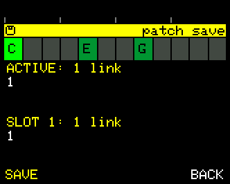 Patch Chain Save