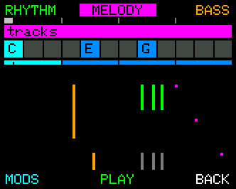 Tracks, with the Chord Track muted